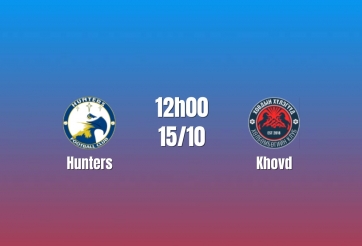 Nhận định Hunters vs Khovd: Cuộc đua top 4, 12h00 ngày 15/10/2026
