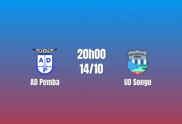 Nhận định AD Pemba vs UD Songo: Khách tìm lại mạch thắng, 20h00 ngày 14/10/2026