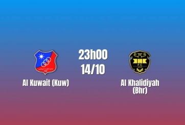 Nhận định Al Kuwait vs Al Khalidiyah: Điểm tựa sân nhà, 23h00 ngày 14/10/2026