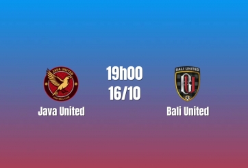 Nhận định Java United vs Bali United: Khách tìm đà thắng, 19h00 ngày 16/10/2026