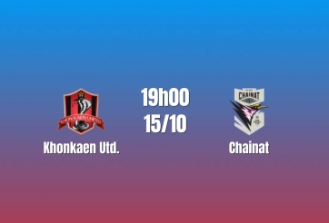 Nhận định Khonkaen United vs Chainat: Đại chiến nhóm đầu, 19h00 ngày 15/10/2026