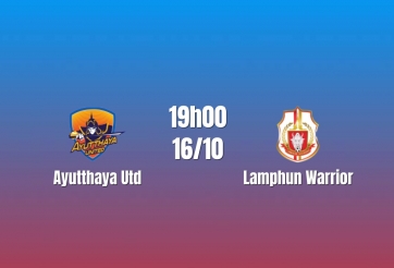 Nhận định Ayutthaya Utd vs Lamphun Warrior: Chủ nhà nắm lợi thế, 19h00 ngày 16/10/2026