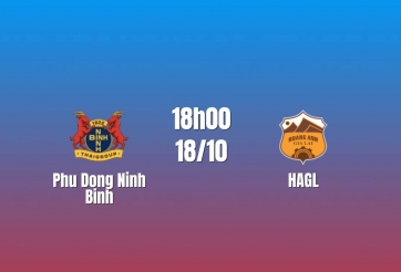 Nhận định Ninh Bình vs HAGL: Hoàng Đức dẫn đường, 18h00 ngày 18/10/2026