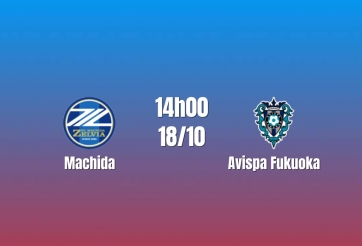 Nhận định Machida vs Avispa Fukuoka: Hàng thủ quyết định, 14h00 ngày 18/10/2026