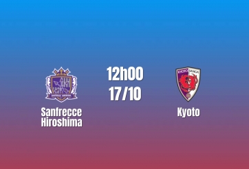 Nhận định Sanfrecce Hiroshima vs Kyoto: Giữ vững ngôi nhì, 12h00 ngày 17/10/2026