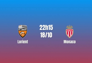 Nhận định Lorient vs Monaco: Ngôi đầu gặp thử thách, 22h15 ngày 18/10/2026
