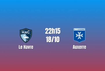 Nhận định Le Havre vs Auxerre: Cuộc chiến thoát đáy, 22h15 ngày 18/10/2026