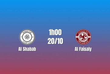 Nhận định Al Shabab vs Al Faisaly: Carrasco đối đầu Mendy, 01h00 ngày 20/10/2026