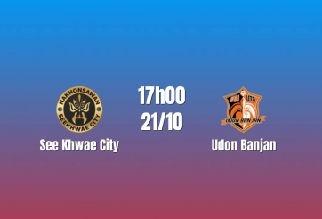 Nhận định See Khwae City vs Udon Banjan: Cuộc đấu khó lường, 15h00 ngày 20/10/2026