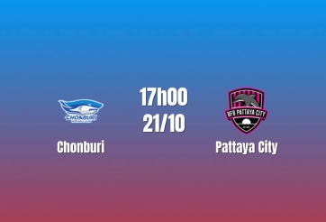 Nhận định Chonburi vs Pattaya City: Thử thách ở cúp quốc gia, 18h00 ngày 20/10/2026