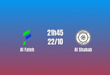 Nhận định Al Fateh vs Al Shabab: Giằng co ở nhóm cuối, 21h45 ngày 22/10/2026