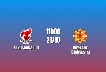 Nhận định Fukushima United vs Giravanz Kitakyushu: Chủ nhà chịu sức ép, 11h00 ngày 21/10/2026
