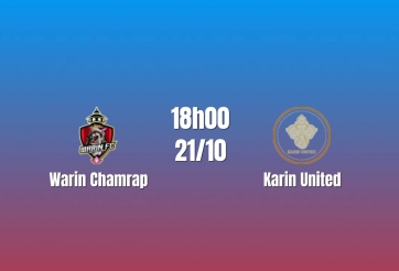 Nhận định Warin Chamrap vs Karin United: Cuộc đấu khó lường, 18h00 ngày 21/10/2026