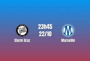 Nhận định Sturm Graz vs Marseille: Cuộc đua tìm chiến thắng đầu tiên, 23h45 ngày 22/10/2026