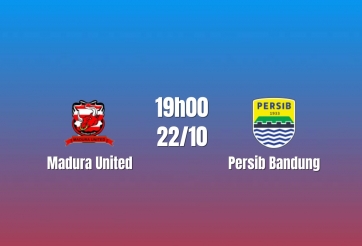 Nhận định Madura United vs Persib Bandung: Khách gặp cửa ải khó, 19h00 ngày 22/10/2026