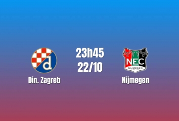 Nhận định Din. Zagreb vs Nijmegen: Lợi thế Maksimir, 23h45 ngày 22/10/2026