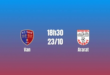 Nhận định Van vs Ararat: Đội khách có cơ hội, 18h30 ngày 23/10/2026