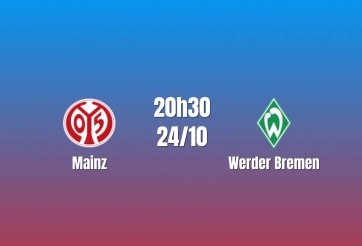 Nhận định Mainz vs Werder Bremen: Thử thách hàng thủ, 20h30 ngày 24/10/2026