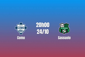 Nhận định Como vs Sassuolo: Thế trận khó lường, 20h00 ngày 24/10/2026