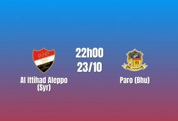 Nhận định Al Ittihad Aleppo vs Paro: Chủ nhà nắm quyền tự quyết, 22h00 ngày 23/10/2026