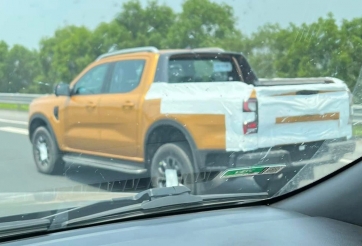 Rò rỉ ảnh Ford Ranger 2022 trên đường chạy thử tại Việt Nam, thiết kế ấn tượng