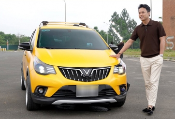 Hồng Đăng chi 400 triệu độ xe VinFast Fadil tặng vợ khiến dân mạng thán phục