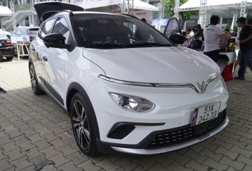 Chiếc VinFast VF e34 “gây sốt” khi được độ dàn loa 400 triệu đồng