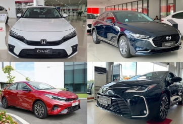 Loạt sedan hạng C giảm giá mạnh nhất tháng Ngâu: Mazda 3, Kia K3 “so găng”