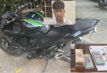 Bắc Giang: Thanh niên 19 tuổi phá két trộm 1 tỷ đồng mua mô tô Kawasaki