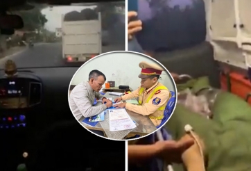 Tài xế xe tải quyết không nhường đường cho xe cứu thương và cái kết