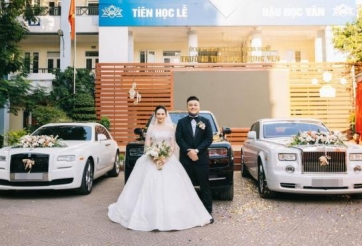 Khám phá dàn xe Rolls-Royce trăm tỷ trong đám cưới ca sĩ Vũ Duy Khánh