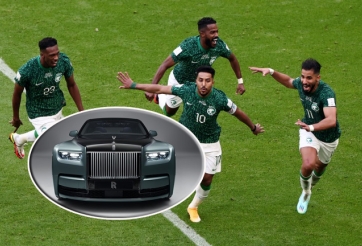 World Cup 2022: Thắng Argentina, 26 cầu thủ Arab Saudi được tặng xe Rolls-Royce