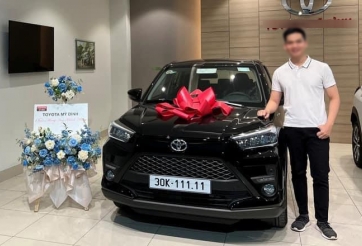 Bốc được biển số “ngũ quý 1”, chủ xe Toyota Raize “hét giá” 1,5 tỷ đồng
