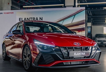 Cận cảnh Hyundai Elantra N phiên bản số tự động vừa về đại lý Việt Nam