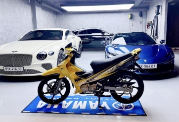 Trước sinh nhật, Cường Đô-la được tặng xe Yamaha 125ZR hàng hiếm