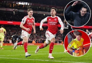 Arsenal thắng lớn làm cả thầy và trò của đối thủ phải 'nóng mắt'