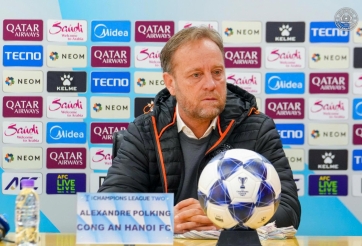 HLV Polking chia sẻ khi CAHN có nguy cơ bị xử thua 0-3