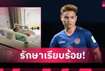 'Vua cùi chỏ' Theerathon Bunmathan bị gãy mũi khi gặp CLB Trung Quốc