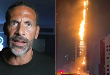 Huyền thoại MU phải xuống hầm trú ẩn vì tên lửa ở Dubai