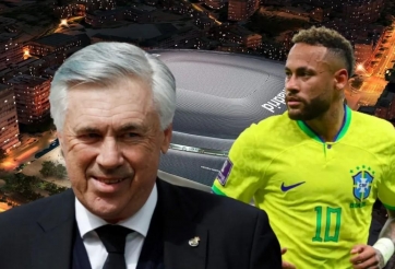 HLV Ancelotti nói thẳng về cơ hội dự World Cup của Neymar