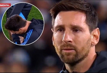 Lionel Messi bật khóc