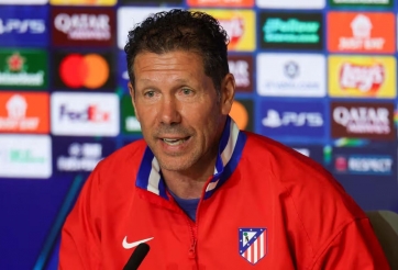 HLV Simeone: 'Quyết đấu với Arsenal chẳng có áp lực, chỉ có...'