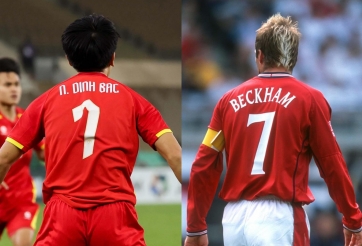 CĐV Việt Nam phát sốt vì FIFA đặt Đình Bắc cạnh David Beckham