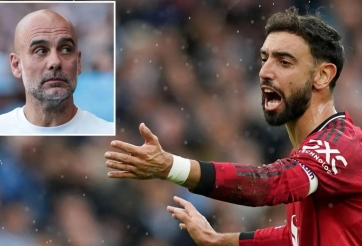 Pep dùng Bruno Fernandes làm 'gương xấu' răn đe các cầu thủ Man City