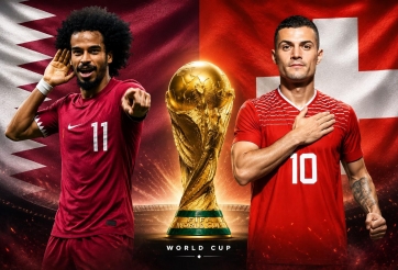 Link xem trực tiếp Qatar vs Thụy Sĩ hôm nay 14/6 trên VTV
