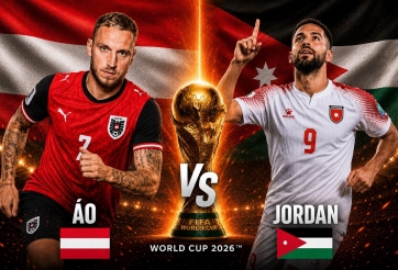 Link xem trực tiếp Áo vs Jordan hôm nay 17/6 trên VTV - World Cup 2026