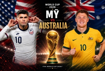 Tỷ lệ thắng Mỹ vs Australia: Chủ nhà chiếm ưu thế - World Cup 2026