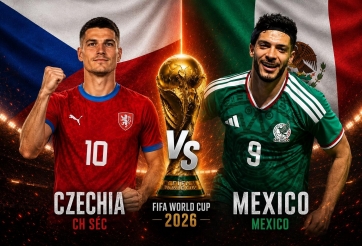 Xem trực tiếp CH Séc vs Mexico - World Cup 2026 ở đâu?