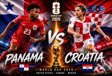 Link xem trực tiếp Panama vs Croatia hôm nay 24/6 trên VTV - World Cup 2026