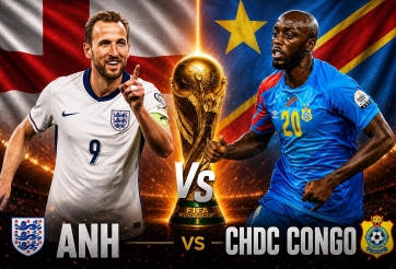 Xem trực tiếp Anh vs Congo - World Cup 2026 ở đâu?